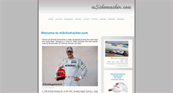 Desktop Screenshot of mschumacher.com